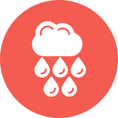 Rain Vector Icon