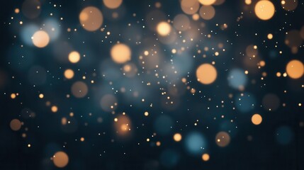 Obraz premium A blurred background of shimmering lights creating a bokeh effect.