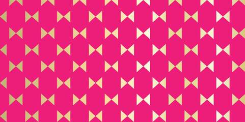 Abstract background with hexagons Abstract hexagon polygonal pattern background vector. Geometric Background with overlapping hexagon shapes in pink and gold, with space for text. 