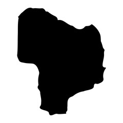 Kiryandongo district map, administrative division of Uganda. Vector illustration.