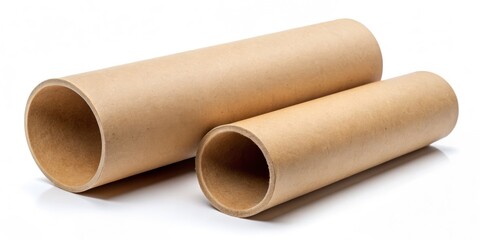 Fototapeta premium Versatile Paper Tube for Crafts, Packaging, and DIY Projects - Eco-Friendly, Durable, and Lightweight Solution for