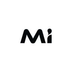 Letter Mi Logo Design