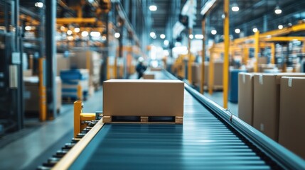 Fototapeta premium A business using automation software to optimize workflows and increase operational efficiency, focusing on process management improvements