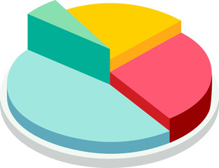 Obraz premium Pie Chart Illustration
