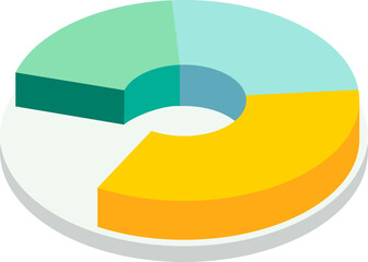 Obraz premium Pie Chart Illustration