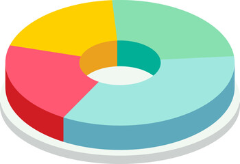 Obraz premium Pie Chart Illustration