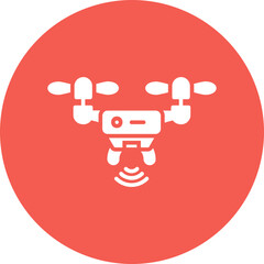Drone Vector Icon Design