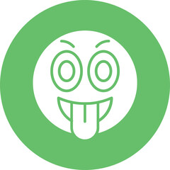 Tongue Vector Icon Design