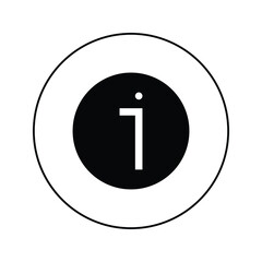 Info solid icon with circle.