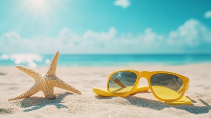 Summer Vacation Essentials on the Beach