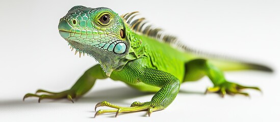 Obraz premium Green Iguana Portrait