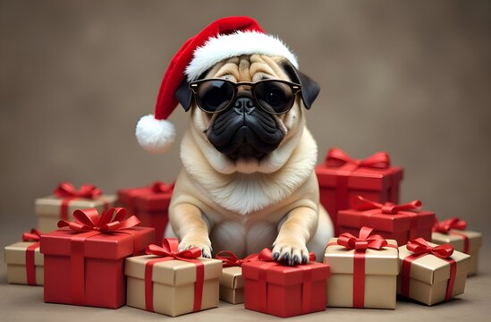Pug christmas presents hot sale