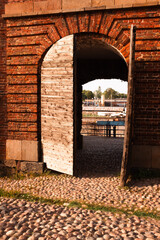 entrance to old castle