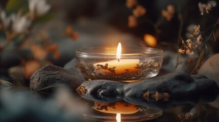 A Candlelight Reflection