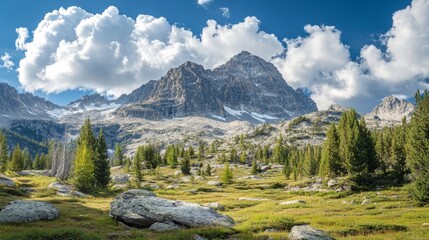 Hidden Falls in Grand Teton National Park, Wyoming