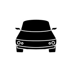 Car Icon editable vector, isolated white background