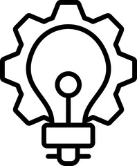 Project Management Line Icon