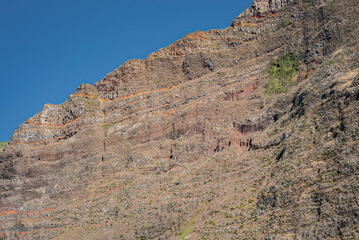 Fototapeta premium Aerial View of Madeira's Majestic Cliffs