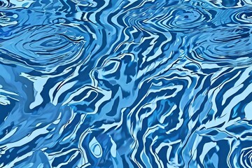 Fototapeta premium water a pattern featuring stylized water and ripples