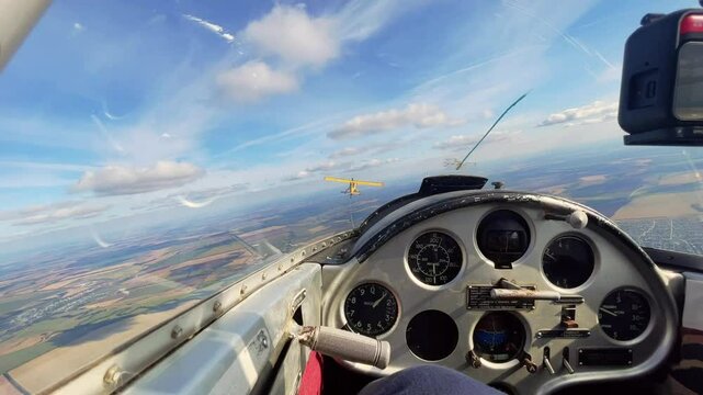 Gliding with towing aircraft