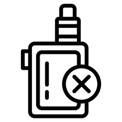Vaping device icon