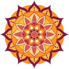 Ornamental luxury mandala pattern  design
