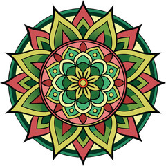 Ornamental luxury mandala pattern  design

