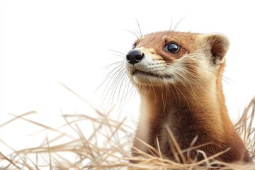 Rescued Animal Close-Up Shot in Protected Environment