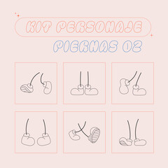 Kit creaci&oacute;n de personaje_Piernas 02