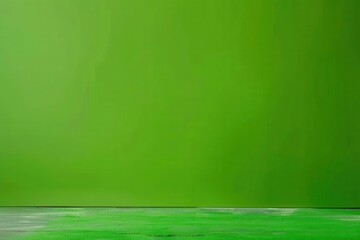 Bright green backdrop with textured surface for photo or video shoots in a studio setting
