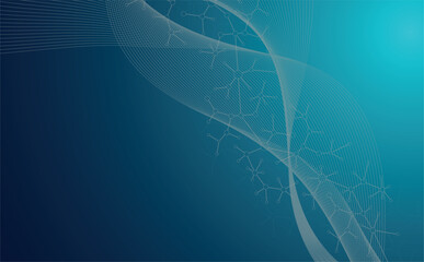 Background abstract vector design illustration health medical blue graphic innovation medicine science DNA research shape chemistry biology microbiology biotechnology scientific human cell molecular s