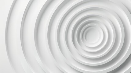 Abstract white circular pattern background.
