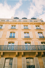 Renaissance Baroque Building With Beautiful Windows and Shutters Rising Into the Sky