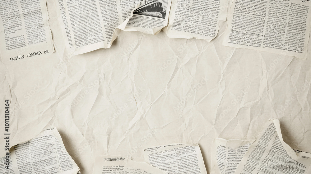 Aufkleber vintage collection of assorted papers and documents creating a nostalgic and artistic background