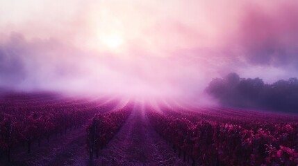 mist in the forest