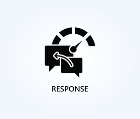  Response Vector, Icon Or Logo Sign Symbol Illustration 