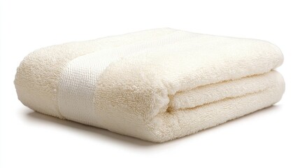 Soft and Plush White Towel for Home Use