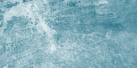 Abstract grunge decorative light blue background. Venetian-style light stucco with space for design. Blue-gray cement concrete texture with a grunge, rough, old-stain background