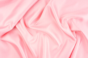 Pink Silk Texture as Background.