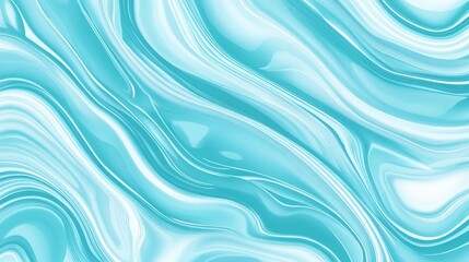 Abstract Blue and White Liquid Swirls