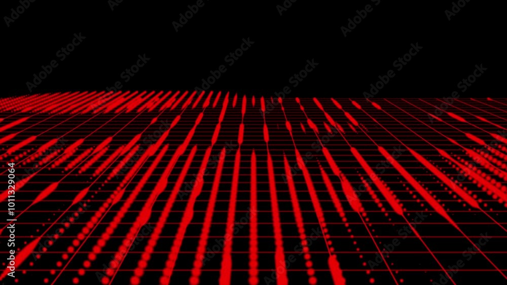 Aufkleber abstract technology grid background of an abstract minimal cyberspace grid background. abstract colo