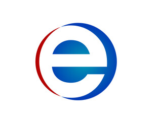 E modern logo