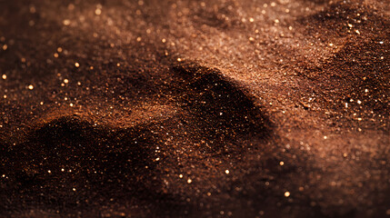 Chocolate color sands of the desert. Background and Texture.