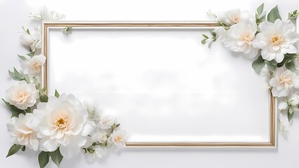 framework for photo or congratulation