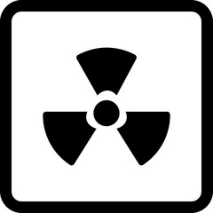 nuclear Radiation chemical biological icon , Toxic sign, Biohazard symbol, Vector graphic deign elements, Danger label. Warning icon. Radioactive threat alert. Radiation area on transparent background