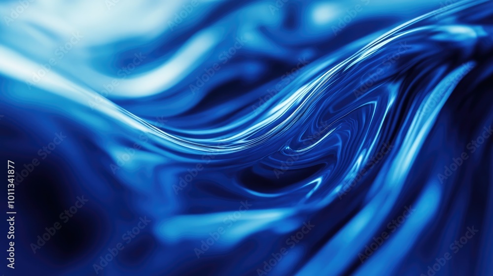 Poster Abstract background featuring a dynamic blue color motion blur texture