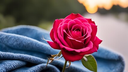 pink rose in the garden