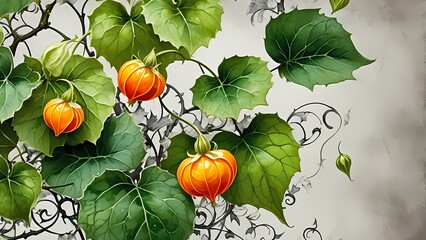 Background tree decoration