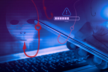cyber crime phishing mail , security awareness to protect important data hacking