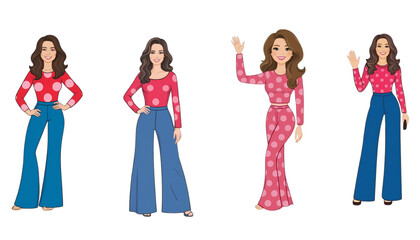 Obraz premium two girls in dress